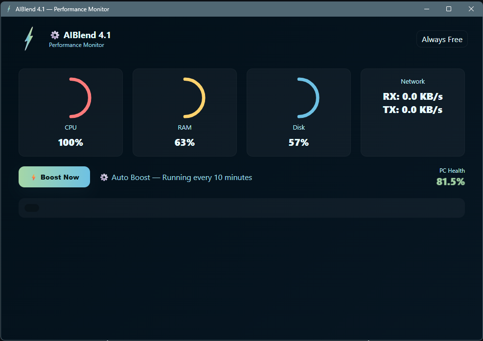 AIBlend Windows Client Preview